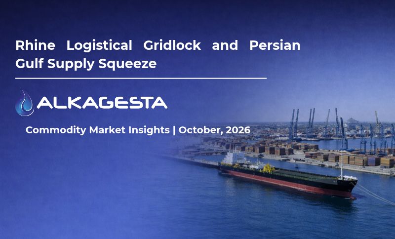 Alkagesta reports Rhine barge disruption as ARA fuel oil stocks build